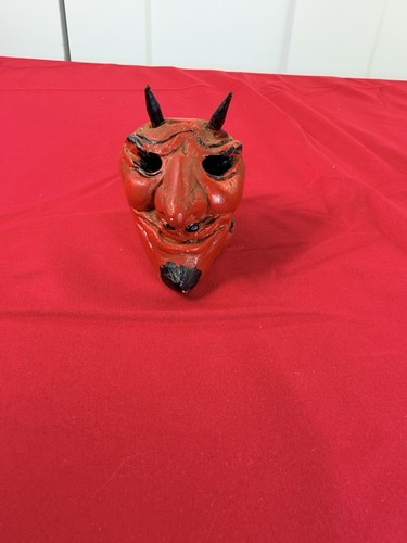 Vtg 1950s chalkware devil - chalkware,