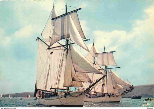 Carte postale bateaux - carte,