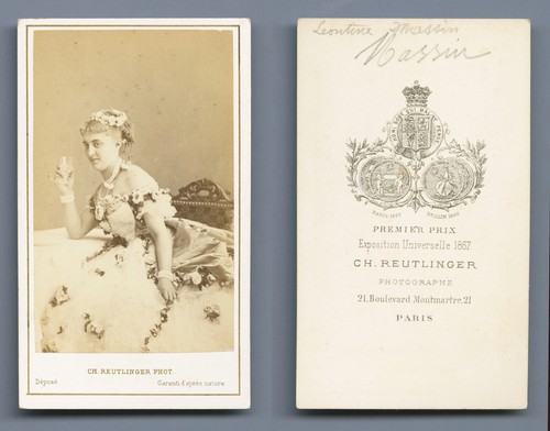 Cdv léontine massin - cdv,,