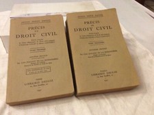 Livres Petits Precis de Droit Civil Tomes 1et3 Léon Julliot 1950 Dalloz