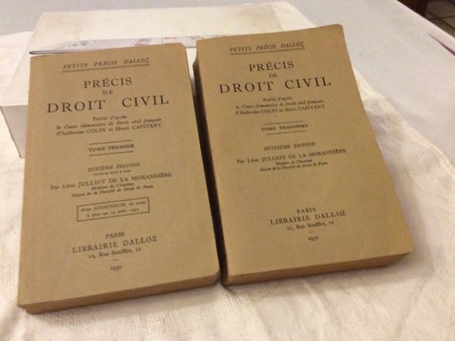Livres petits precis droit - de,