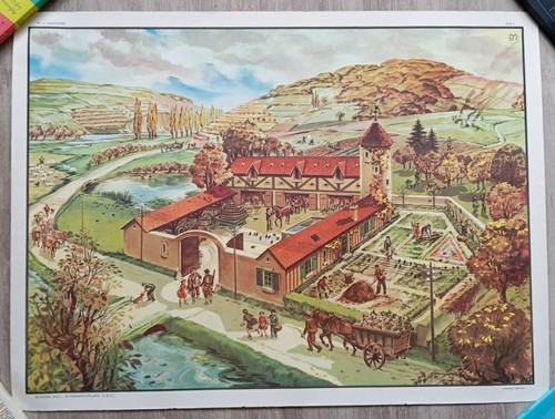 🏡Ancienne affiche scolaire