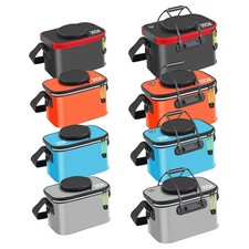 Seau de pêche pliable et pratique avec sangle pour pique-nique, voyage,