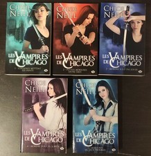LOT 5 LIVRES MILADY BIT LIT SERIE LES VAMPIRES DE CHICAGO Tome 1 à 5 CHLOE NEILL