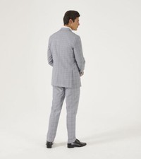 Veste De Costume Slim Fit Skopes Pour Homme En Gris 30 À 48 Court À Long