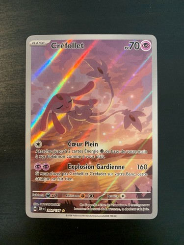 Carte pokémon créfollet - pokémon, :