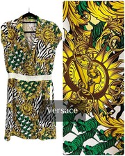Robe Imprime Baroque Versace