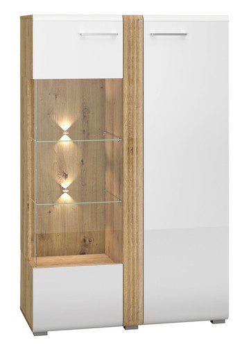 meuble vitrine chene