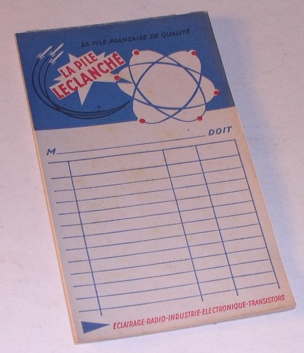 Carnet publicitaire pile - la,