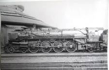 carte photo CPA--locomotive vapeur-EST-série 13 -la Villette?-241 038  (ref 358)