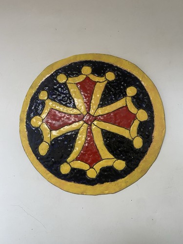Plaque blason diocèse - plaque,
