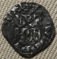 Philippe VI, Double denier parisis, 3ème type (1,17g).