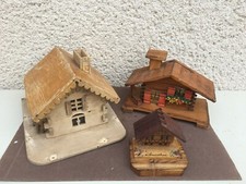 3 anciens petits chalets en bois / Déco / Montagne / Bibelots