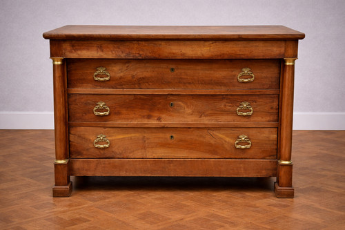 Commode noyer époque - commode, en