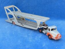 DINKY SUPERTOYS 1:43 UNIC & SEMI-REMORQUE PORTE-VOITURE N° 39A - A REPARER