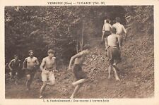 CPA 60 VERBERIE L'OASIS A L'ENTRAINEMENT UNE COURSE A TRAVERS BOIS