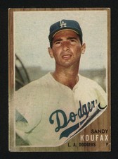 1962 TOPPS ~ #5 ~ SANDY KOUFAX