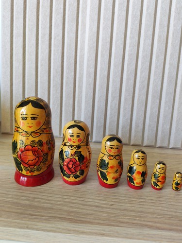 Lot 6 matriochkas - 🪆, de
