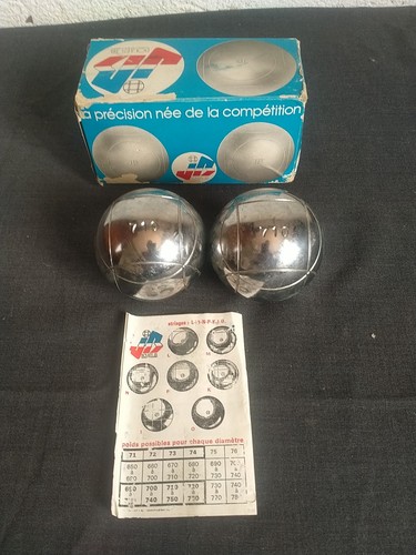 Boules pétanque vintage - de,