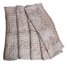 Robe indienne sari de mariée vintage occasion tissu recyclé imprimé couture...