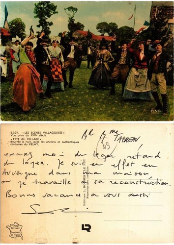 Cpm les scenes villageoises - cpm,