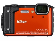 Appareil photo numérique étanche Nikon COOLPIX W300 orange d'occasion 16MP 4K...