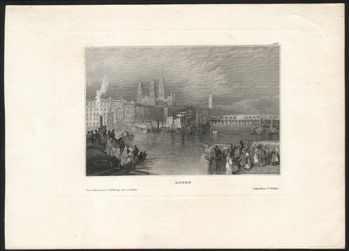 Xixe gravure originale rouen - xixe,