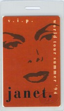 JANET JACKSON 1994 VIP Pass