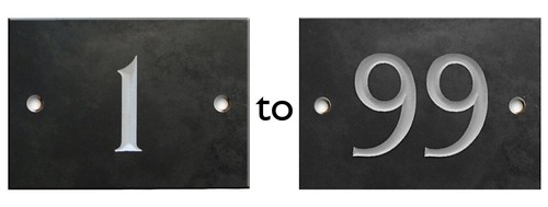 Plaque numéro maison en - numéro,
