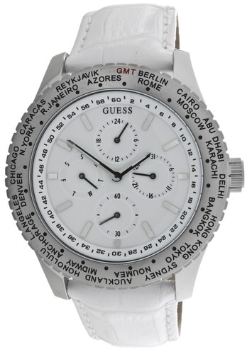 Guess white croc - white,