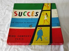 Ancien Jeu de société SUCCES miro company Vintage 1958 par l'éditeur du Monopoly