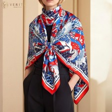RARE FOULARD HERMES en soie
