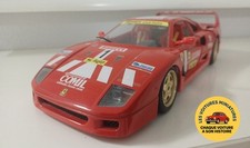 Ferrari F40 Evoluzione #1  1992 burago 1/18 - miniature rouge -rare vintage