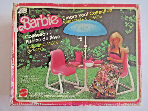 Barbie 1479 patio table et - -,