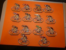 lot métal coureurs cyclistes Roger Salza Aludo Quiralu .. TOUR DE FRANCE