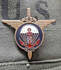 insigne parachutiste  6e BCCP . Indochine . Coloniale Dien Bien Phu . local