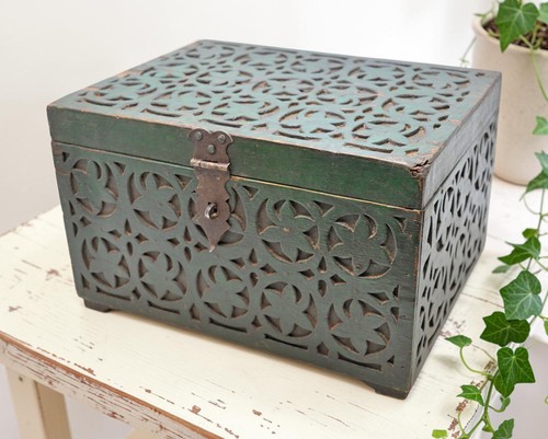Coffre caisse bois ancien - coffre-caisse, en