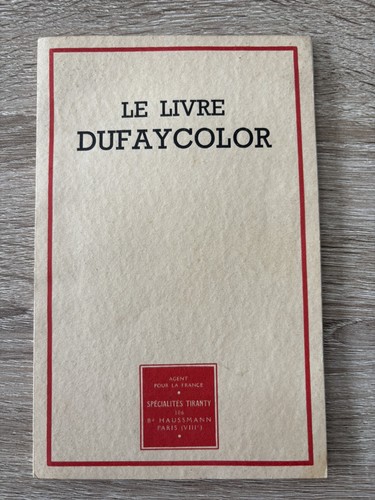 Livre dufaycolor 1937 tiranty - dufaycolor,