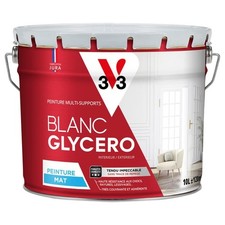 Peinture V33 Blanc 10L Glycéro Mat