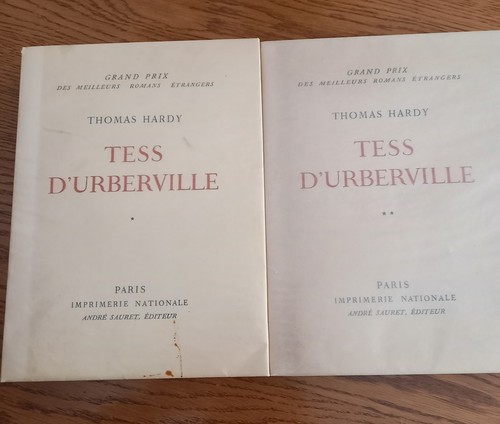 Thomas hardy tess - thomas, d'urberville