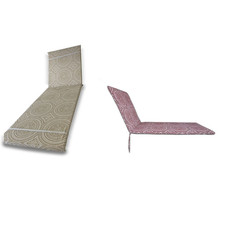 COUSSIN REMBOURRÉ POUR TRANSATS 190x60 - FABRICATION ARTISANALE AVEC HOUSSE...