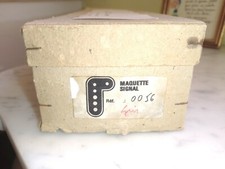 1/87 HO ZERO "O" "0" BOITE VIDE MAQUETTE SIGNAL 6 FEUX DISQUE ROUGE ? RÉF 0056