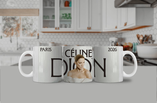 Mug celine dion paris concert - mug,
