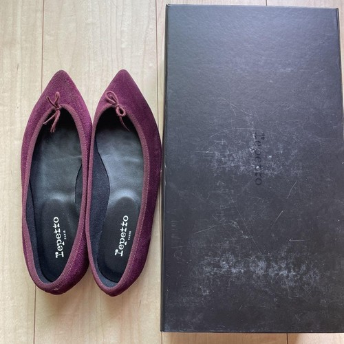 Repetto purple suede ballet - repetto,