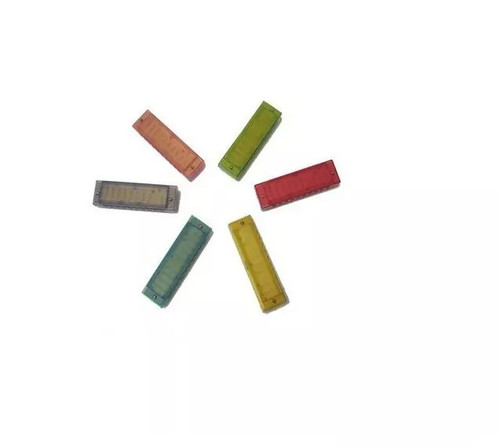 Pieces hole harmonica - 10,
