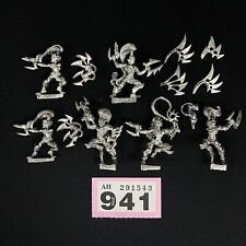 6 Eldar Noir Wyches Warhammer 40K Assault Armes Drukhari Wych Métal Équipe