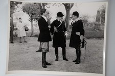 PHOTO Argentique		chasse à courre vénerie cheval	18X24cm	1970