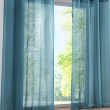 2 Pcs Voile Rideaux