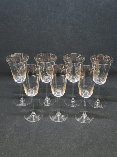 Verres pied cristal fin - verres, en