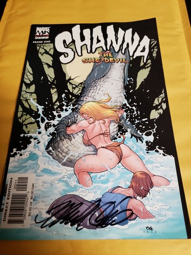 Signed auto frank cho shanna - signed,